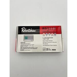 New. Robertshaw RS3110 Digital Programmable Thermostat. New In Open Box.